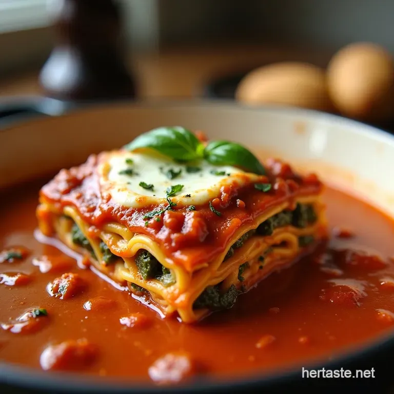 Lazy Day Lasagna Soup OnePot Wonder presentation