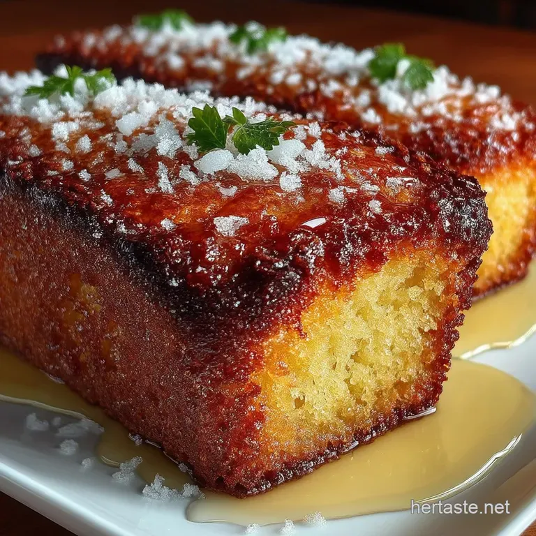 Sunshine in a Wrapper Perfect Lemon Drizzle Mini Loaf Cakes presentation