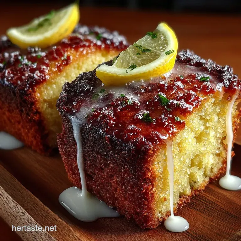 Sunshine in a Wrapper Perfect Lemon Drizzle Mini Loaf Cakes
