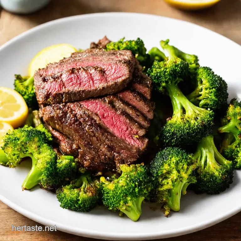 Lemon Garlic Steak Broccoli OnePan Dinner Bliss