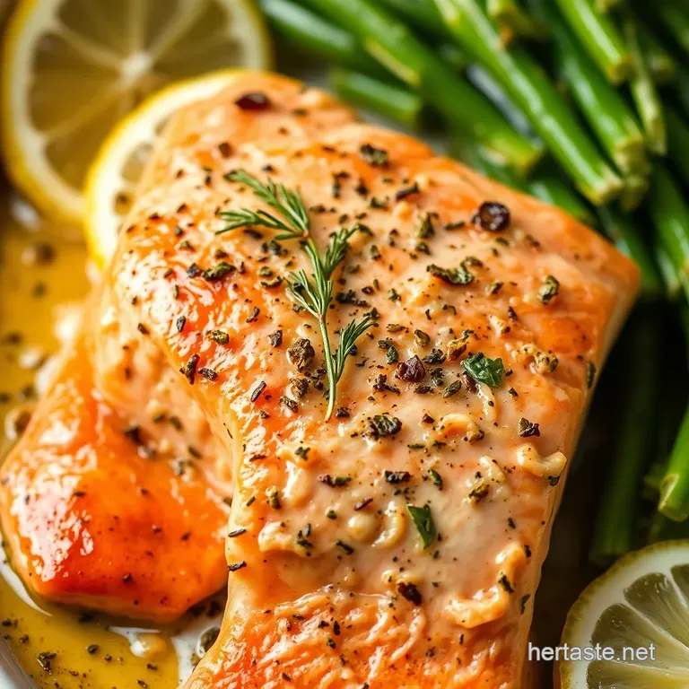 Lemon-Herb Baked Salmon with Asparagus