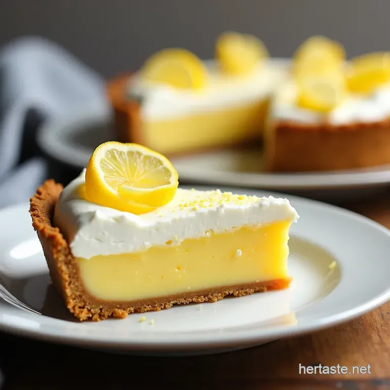 Lemon Icebox Pie The Perfect Slice of Sunshine