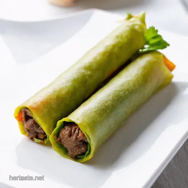 Vietnamese Lemongrass Beef Spring Rolls My Secret Recipe