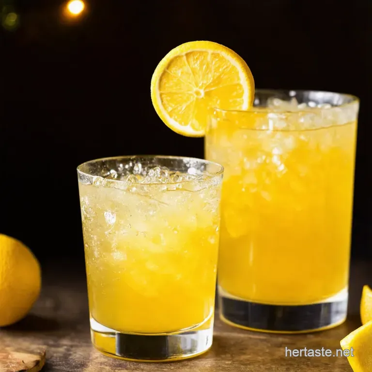 Limoncello Sunshine Spritz presentation