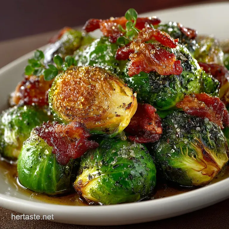 Longhorn Steakhouse Brussel Sprouts Crispy Bacon Honey Glaze