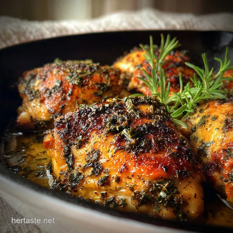 Low Carb Chicken Recipe with Garlic and Herbs