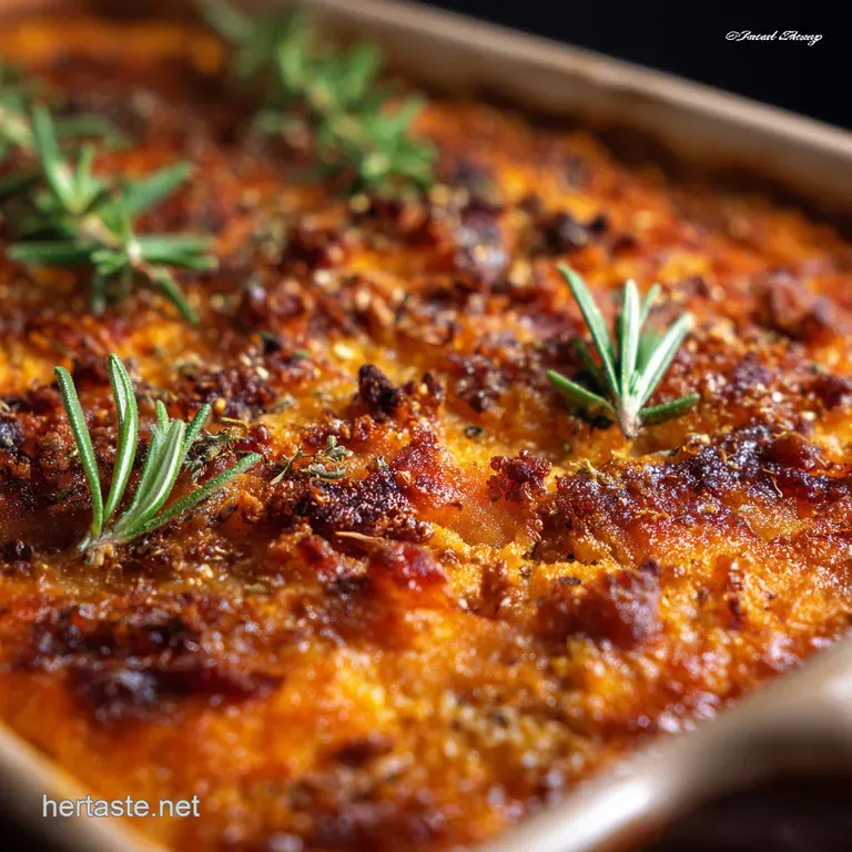 The Great Imposter a Proper Lowcarb Keto Sweet Potato Casserole presentation