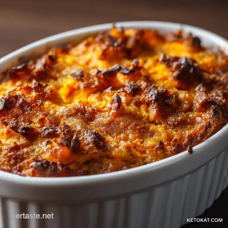 The Great Imposter A Proper LowCarb Keto Sweet Potato Casserole