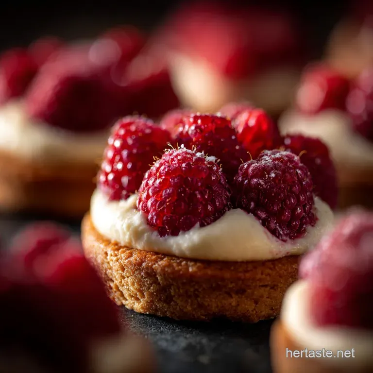 Low Carb Raspberry Cheesecake Cookies with a Creamy Keto Swirl presentation