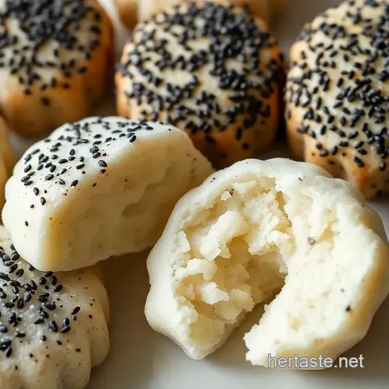 Black Sesame Snow Skin Mooncakes