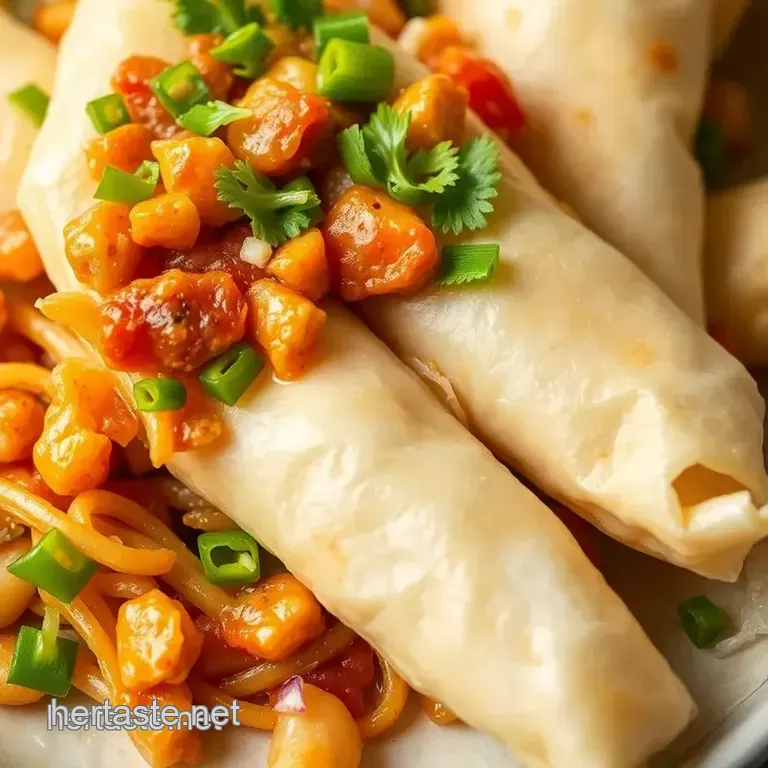 Perfectly Thin Homemade Egg Roll Wrappers presentation