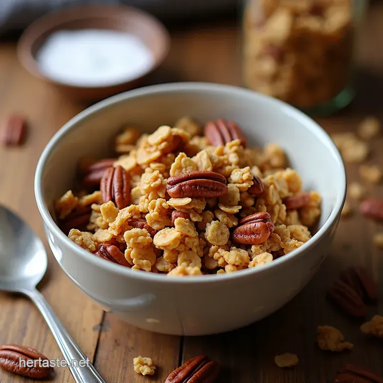 The Golden Crunch Ultimate Homemade MaplePecan Granola