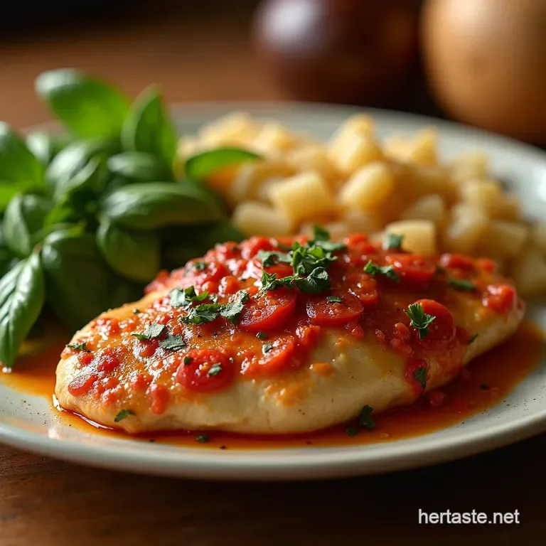 Marry Me Tuscan Chicken presentation