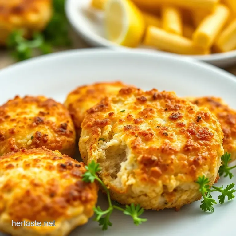 Maryland-Style Crab Cakes presentation