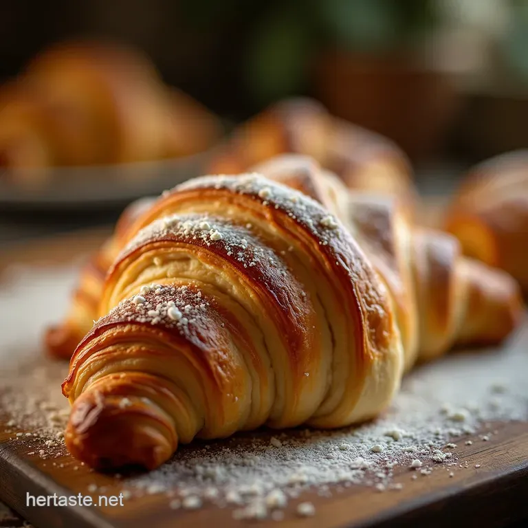 The Ultimate Home Bakers Laminated Masterpiece Classic Flaky Croissant Dough presentation