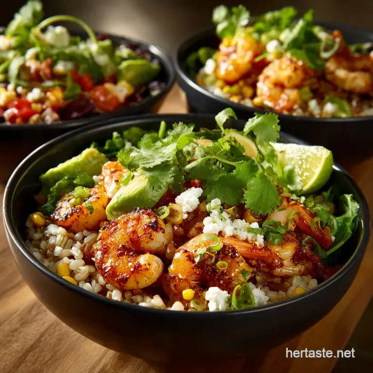 Mealprep Shrimp Burrito Bowls: Maximum Flavor Minimum Fuss Zesty Quick presentation
