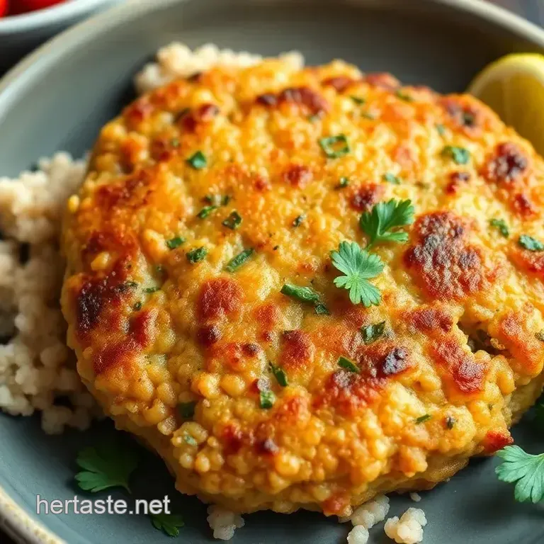 Mediterranean Chickpea and Quinoa Patties