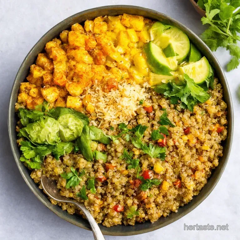 Mediterranean Quinoa Bowl with LemonHerb Dressing