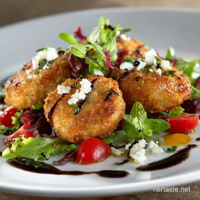 Mesclun Meanies Fritters: Sharp Crispy and Utterly Addictive presentation