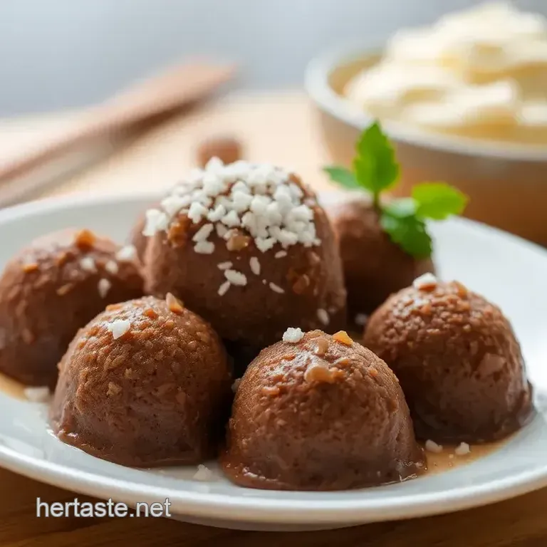 Microwave Choco Mochi Chewy Delight