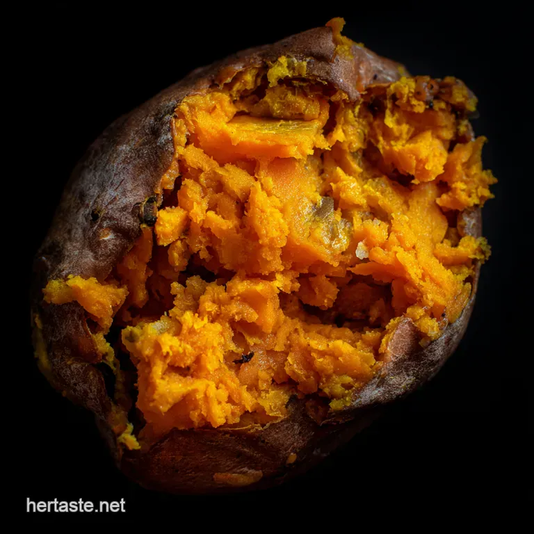 Microwave Sweet Potato Perfection Fluffy Fast presentation