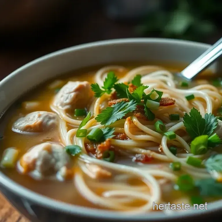 Mien Ga: Simple Vietnamese Chicken Soup with Glass Noodles