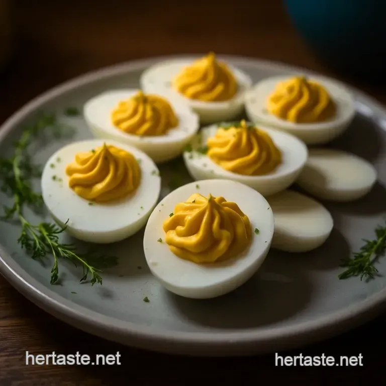 Milo' s Poultry Farms Perfect Deviled Eggs presentation