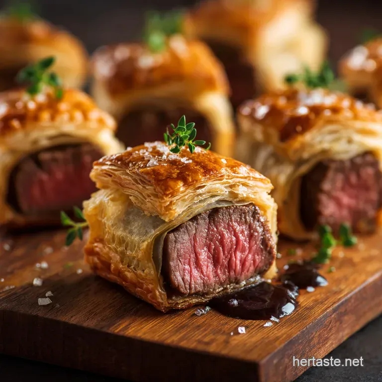 Mini Beef Wellington Bites the Crown Jewels of Elegant Party Appetizers presentation