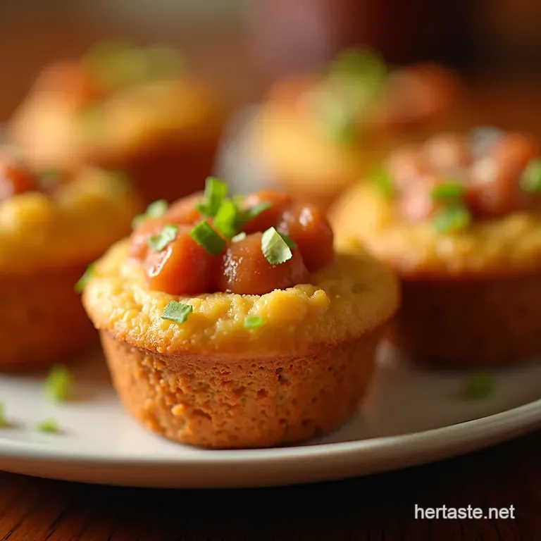 Mini Corn Dog Muffins BiteSized American Classic presentation
