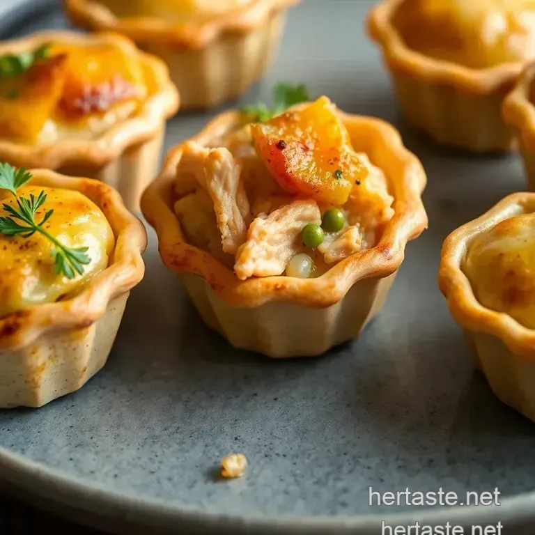 Mini Savory Pies presentation