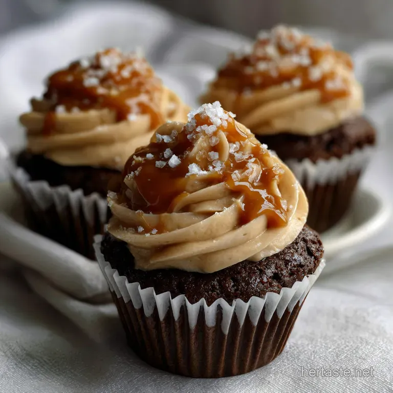 Caramel Mocha Sea Salt Cupcakes Recipe