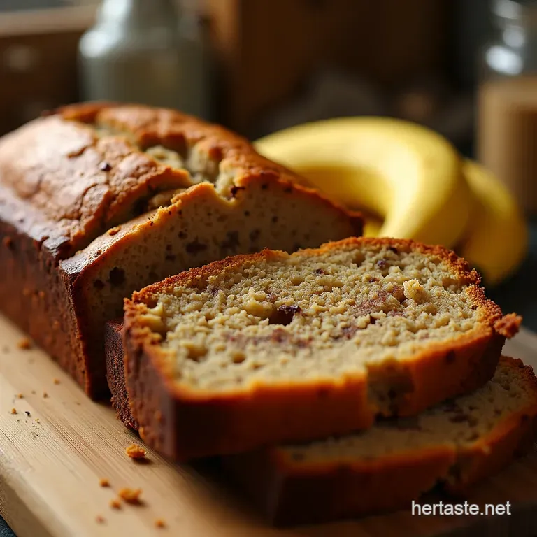 The No More Sad Bananas Loaf Incredibly Moist Effortless Banana Bread presentation