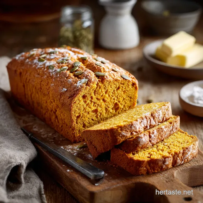Butternut Squash Bread: the Golden Hour Loaf presentation