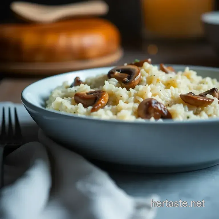 Mushroom Risotto: a Taste of Italy presentation