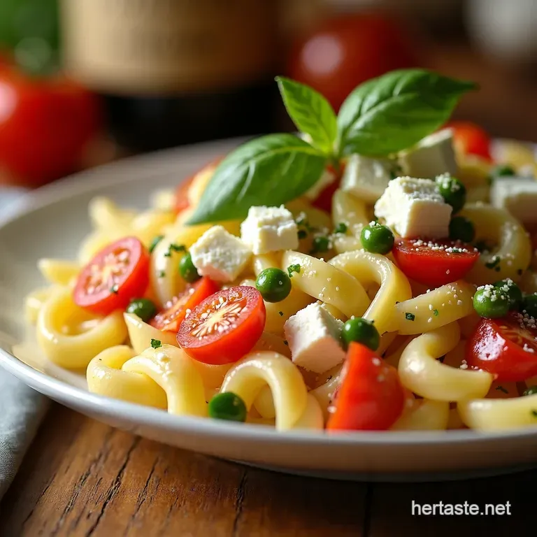 My Big Fat Delicious Greek Pasta Salad Oi Pass the Feta presentation