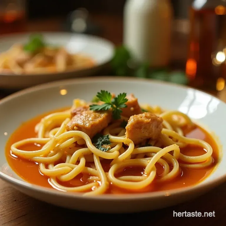 Nanas NeverFail Chicken Noodle Soup Comfort in a Bowl presentation