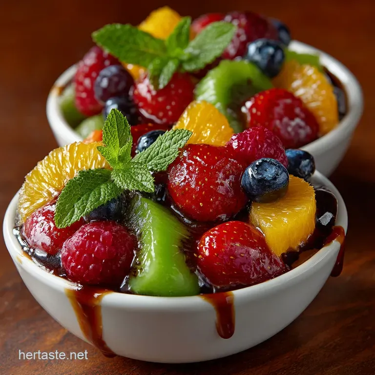 The Chefs Cheerful Rainbow Fruit Yoghurt Dessert Bowls presentation