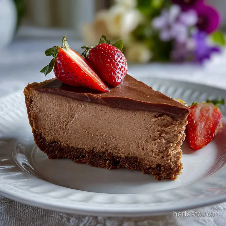 No Bake Nutella Cheesecake Recipe with Food Processor