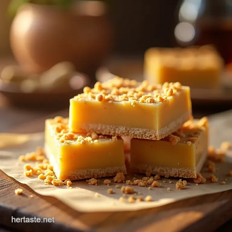 Oh My Goodness Homemade Honey Nougat Bars presentation