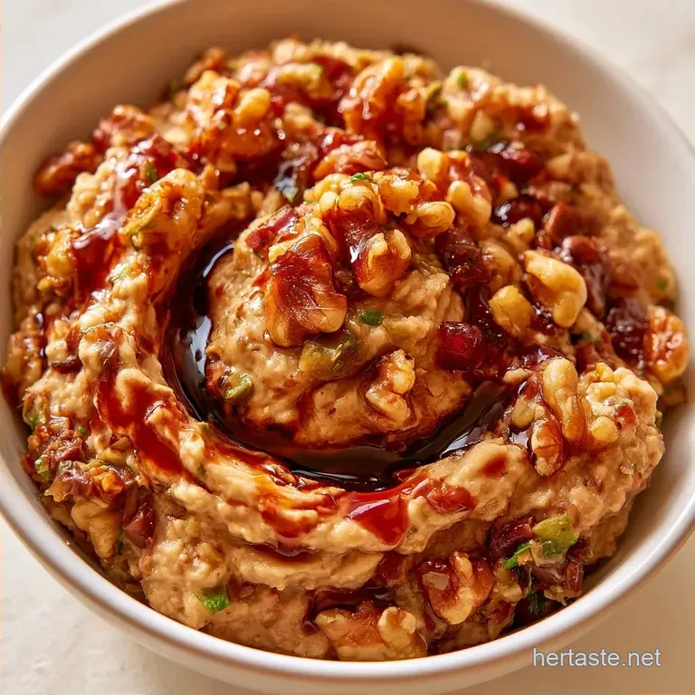 Zesty Olive Walnut Pomegranate Dip
