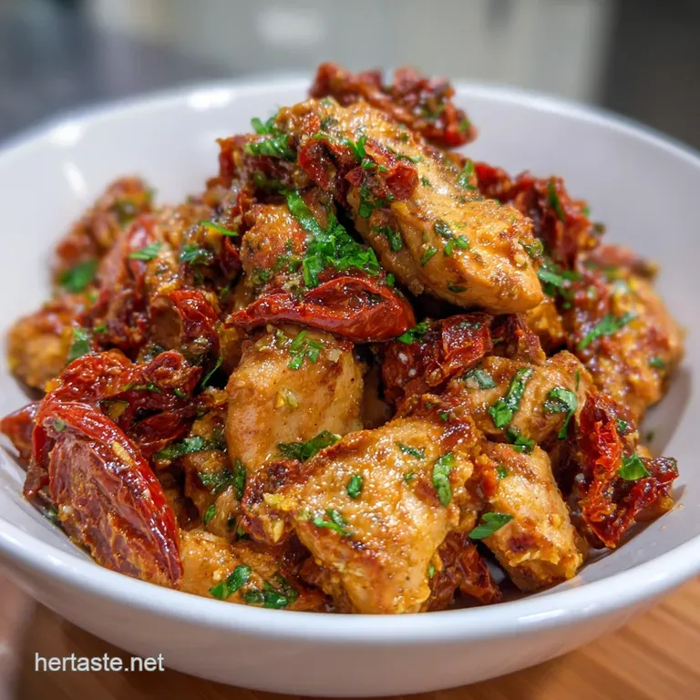Sundried Tomato Chicken: One-Pan Creamy presentation
