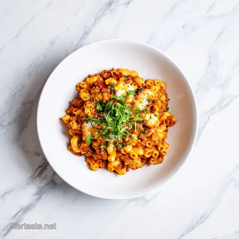 One Pot Chili Mac: Creamy and Hearty