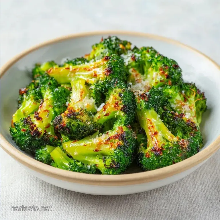 Oven Baked Broccoli Florets: Crispy and Cheesy