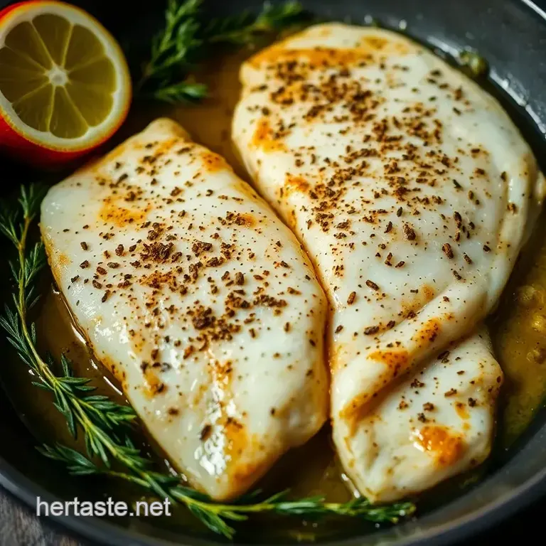 Oven-Baked Italian Herb Tilapia presentation