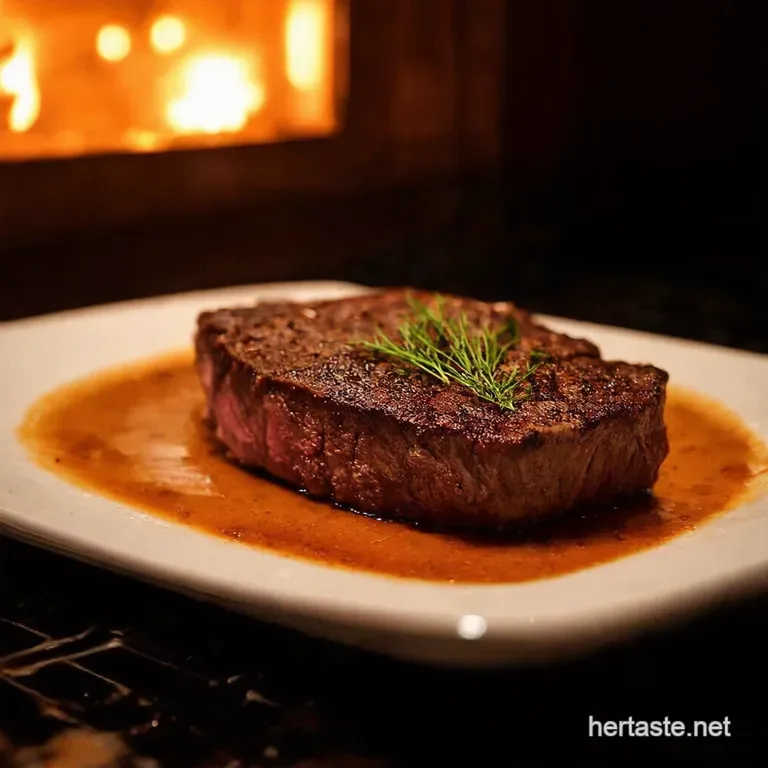 Ovenseared Ribeye Steak Restaurant Quality at Home presentation