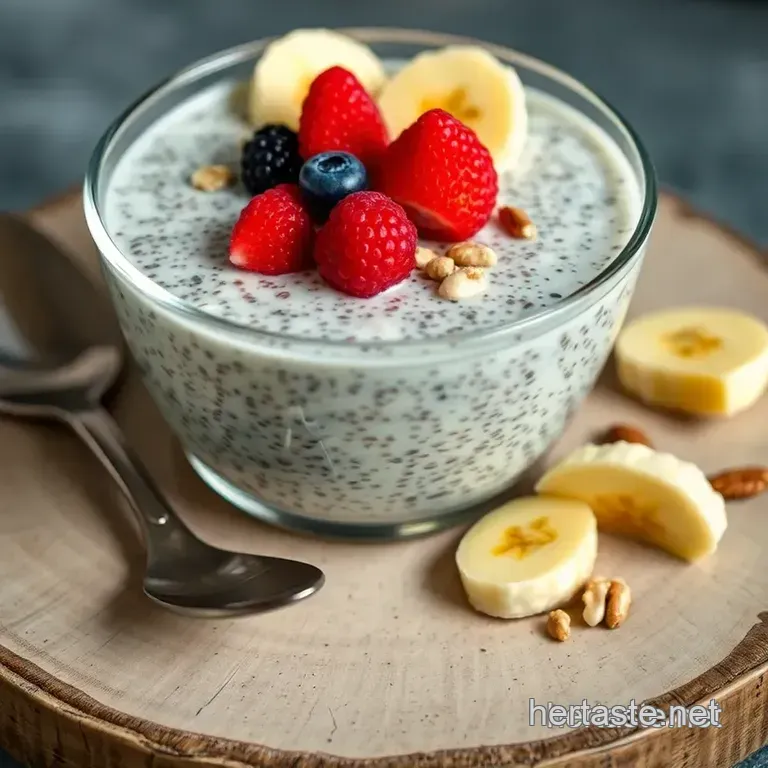 Overnight Chia Pudding: a Creamy Breakfast Delight presentation