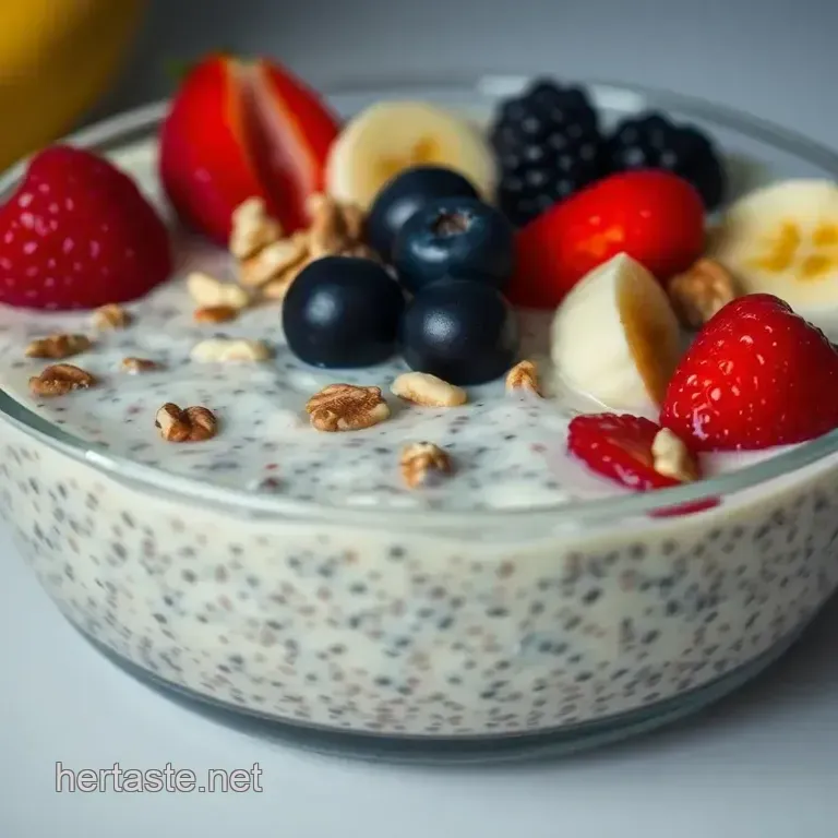 Overnight Chia Pudding: A Creamy Breakfast Delight