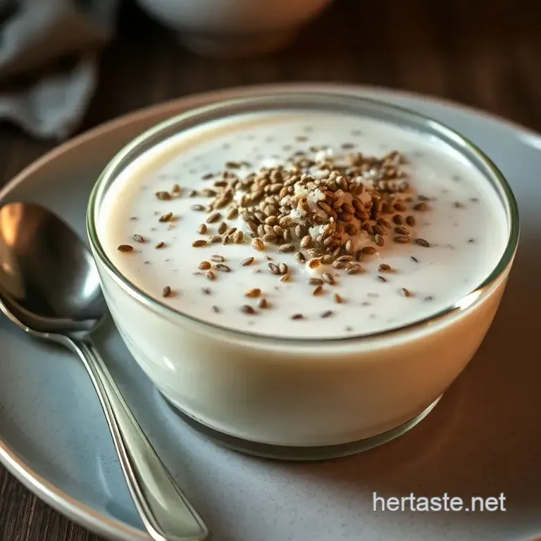 Overnight Chia Seed Pudding presentation