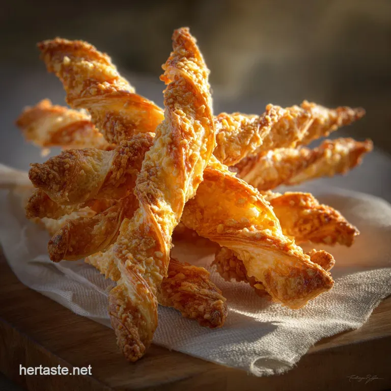 Parmesanbasilcheddar Stars: Flaky Cheese Straws Recipe for Easy Entertaining presentation