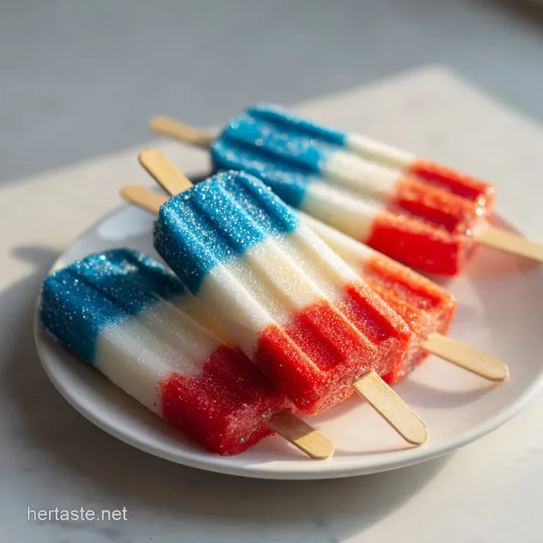 Patriotic Bomb Pop Cookies